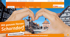 Desktop Screenshot of cdu-schorndorf.de
