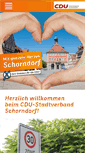 Mobile Screenshot of cdu-schorndorf.de